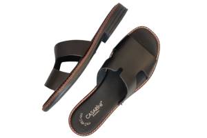CASARINI 25300 zwart slippers - www.claessensschoenen.nl