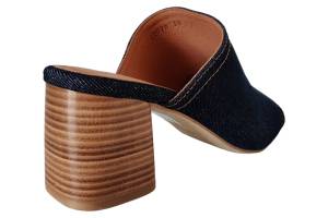 VIA VAI POLLY blauw slippers - www.claessensschoenen.nl