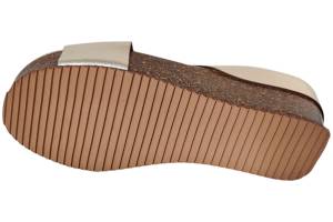 CASARINI 24002 goud slippers - www.claessensschoenen.nl