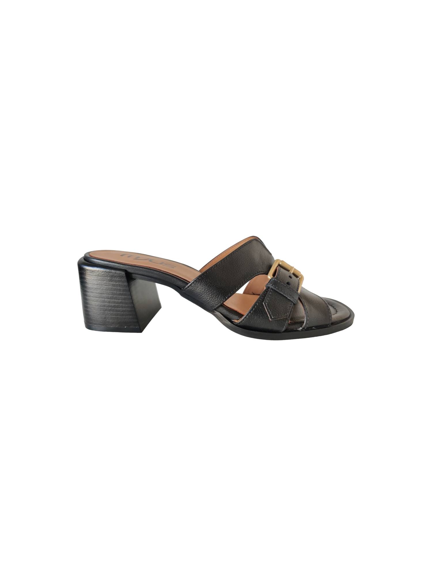 MJUS T18008 zwart slippers - www.claessensschoenen.nl