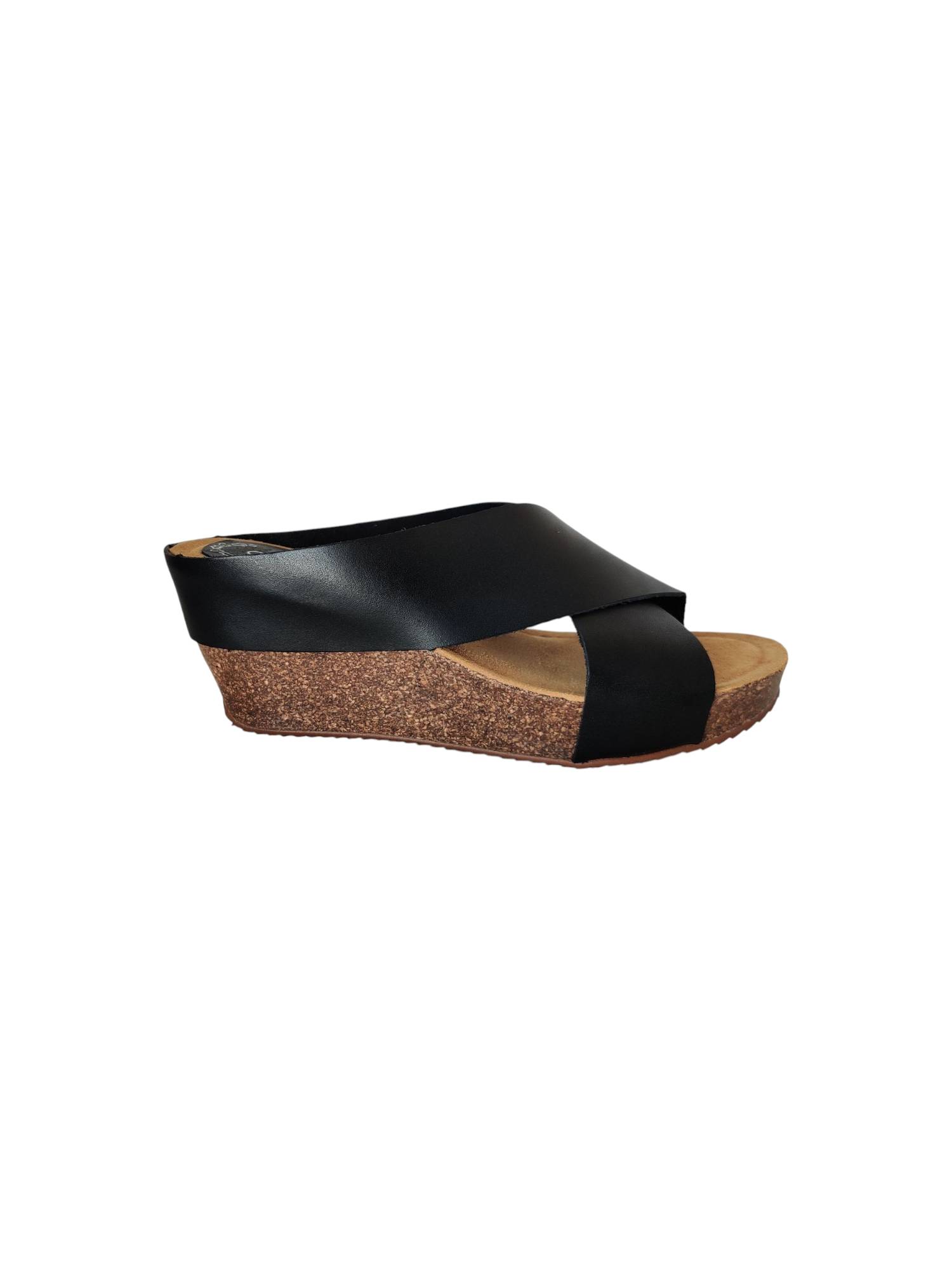 CASARINI 24002 zwart slippers - www.claessensschoenen.nl