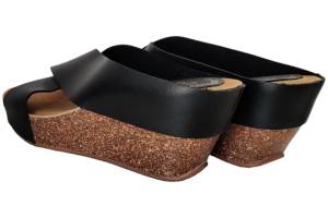 CASARINI 24002 zwart slippers - www.claessensschoenen.nl