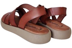 CASARINI 25380 cognac sandaal - www.claessensschoenen.nl