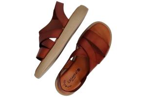 CASARINI 25380 cognac sandaal - www.claessensschoenen.nl