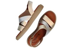 CASARINI 25380 goud sandaal - www.claessensschoenen.nl