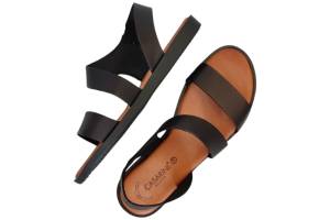 CASARINI 25362 zwart sandaal - www.claessensschoenen.nl