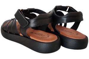CASARINI 25383 zwart sandaal - www.claessensschoenen.nl