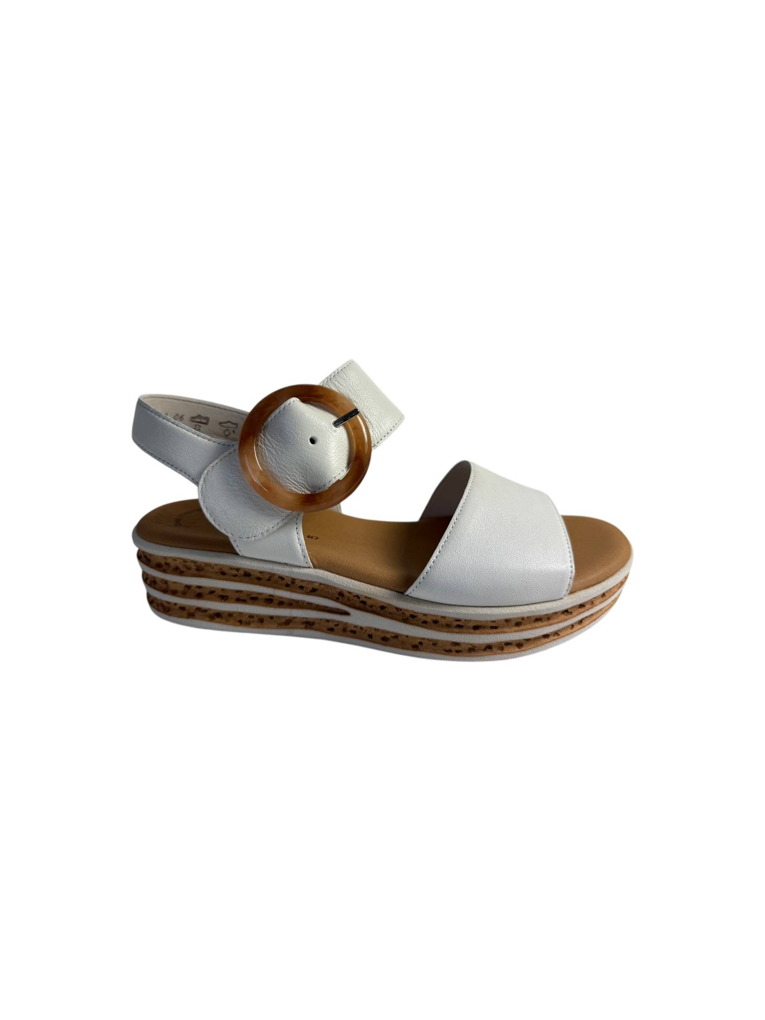 GABOR 64.550.20 licht beige sandaal - www.claessensschoenen.nl