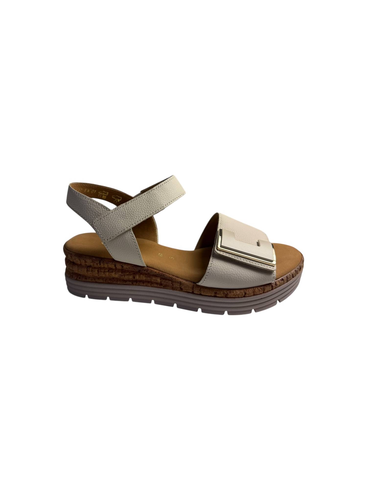 GABOR 62.700.52 beige sandaal - www.claessensschoenen.nl