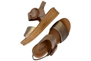 GABOR 64.550.62 brons sandaal - www.claessensschoenen.nl