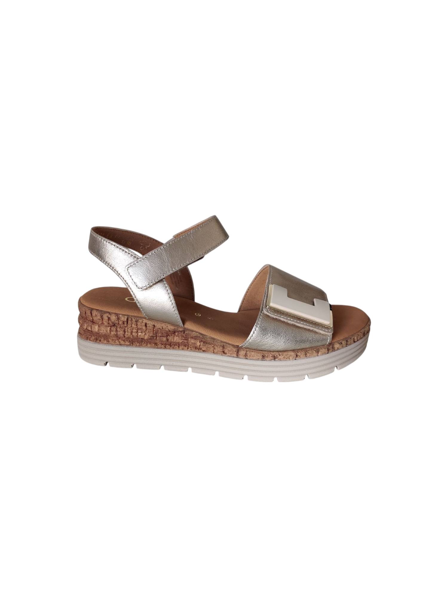 GABOR 62.700.82 brons sandaal - www.claessensschoenen.nl