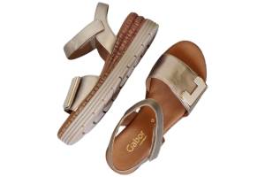 GABOR 62.700.82 brons sandaal - www.claessensschoenen.nl