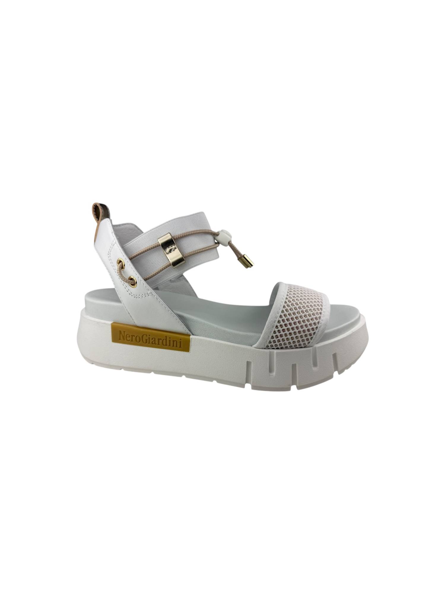 NERO GIARDINI 10700 wit sandaal - www.claessensschoenen.nl
