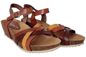 CASARINI 25001 bruin sandaal - www.claessensschoenen.nl