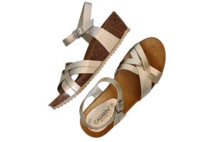CASARINI 25001 goud sandaal - www.claessensschoenen.nl