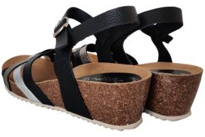 CASARINI 25001 zwart sandaal - www.claessensschoenen.nl