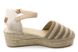 VIDORRETA 07100GRCR3 beige sandaal - www.claessensschoenen.nl