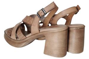 PORRONET 7062-010-110W taupe sandaal - www.claessensschoenen.nl