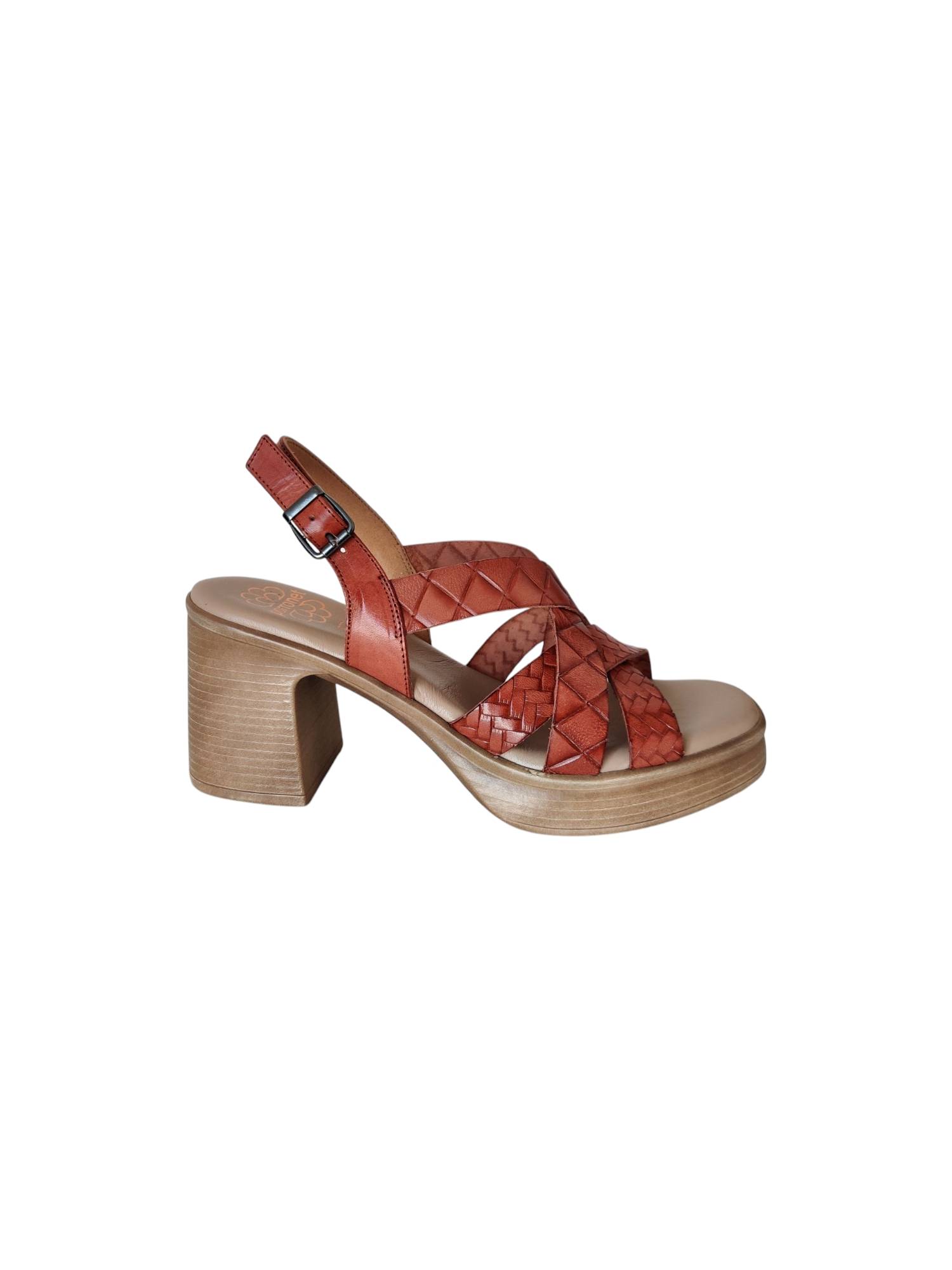 PORRONET 7062-020-110W cognac sandaal - www.claessensschoenen.nl