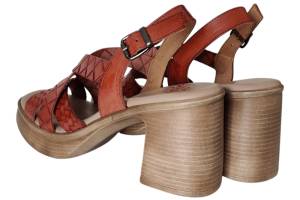 PORRONET 7062-020-110W cognac sandaal - www.claessensschoenen.nl