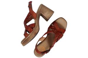 PORRONET 7062-020-110W cognac sandaal - www.claessensschoenen.nl