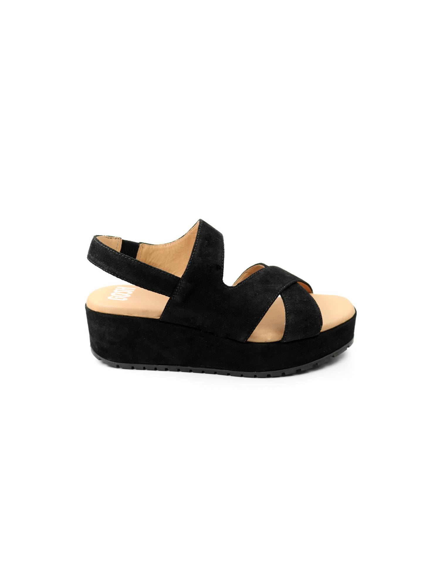 GOSH 052.816 zwart sandaal - www.claessensschoenen.nl
