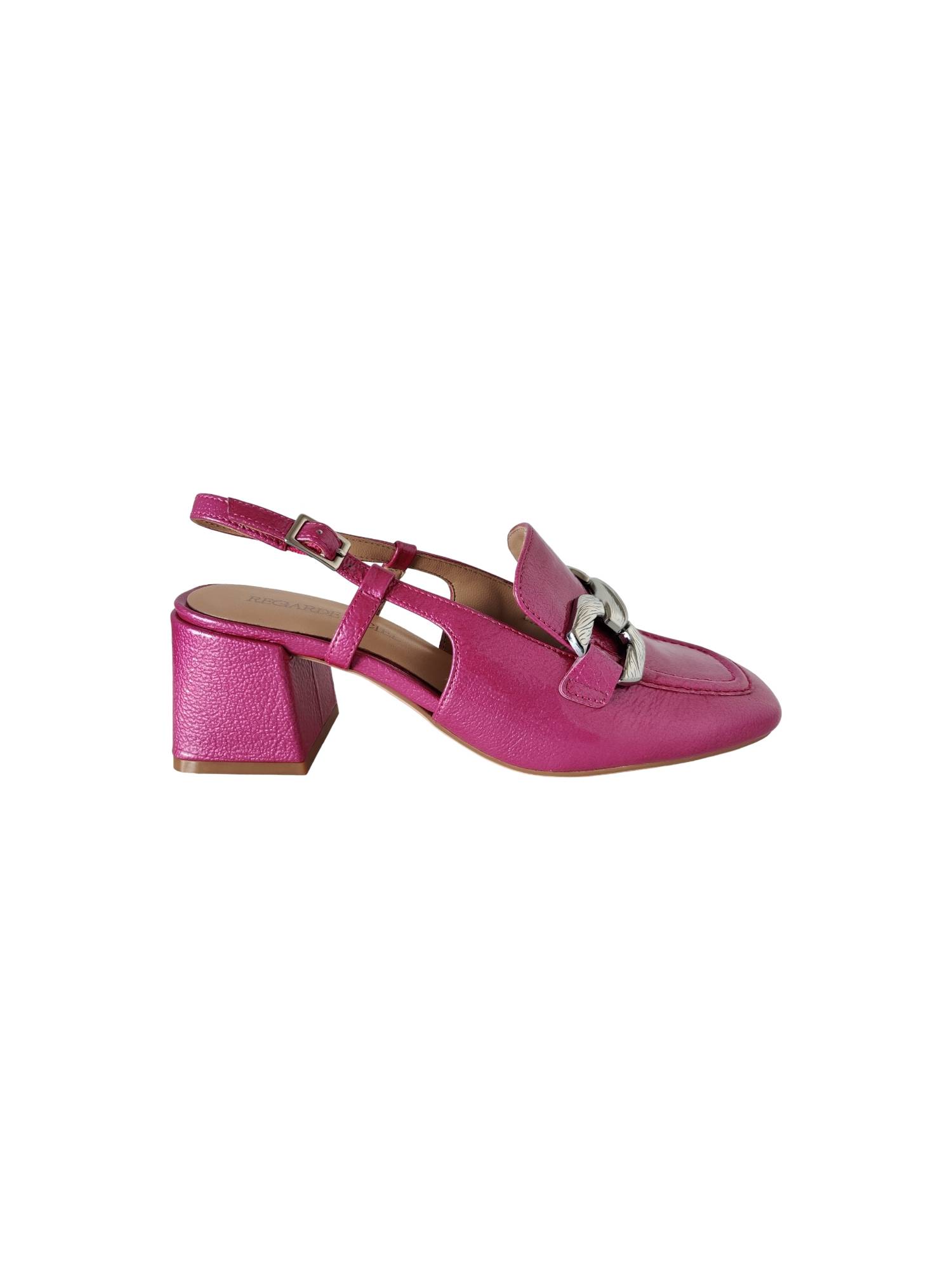 REGARDE LE CIEL LIZZIE-03 fuchsia sandaal - www.claessensschoenen.nl