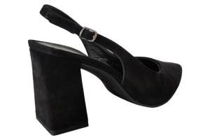 PAUL GREEN 6101 zwart sandaal - www.claessensschoenen.nl