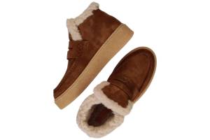 SHABBIES SH001009553W SENNA ANNA bruin korte laars - www.claessensschoenen.nl