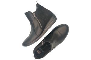 WALDLAUFER 980808 zwart korte laars - www.claessensschoenen.nl