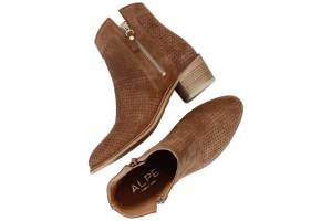 ALPE TEAM 53891101 cognac korte laars - www.claessensschoenen.nl
