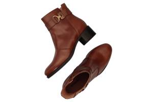 NERO GIARDINI 411270D cognac korte laars - www.claessensschoenen.nl