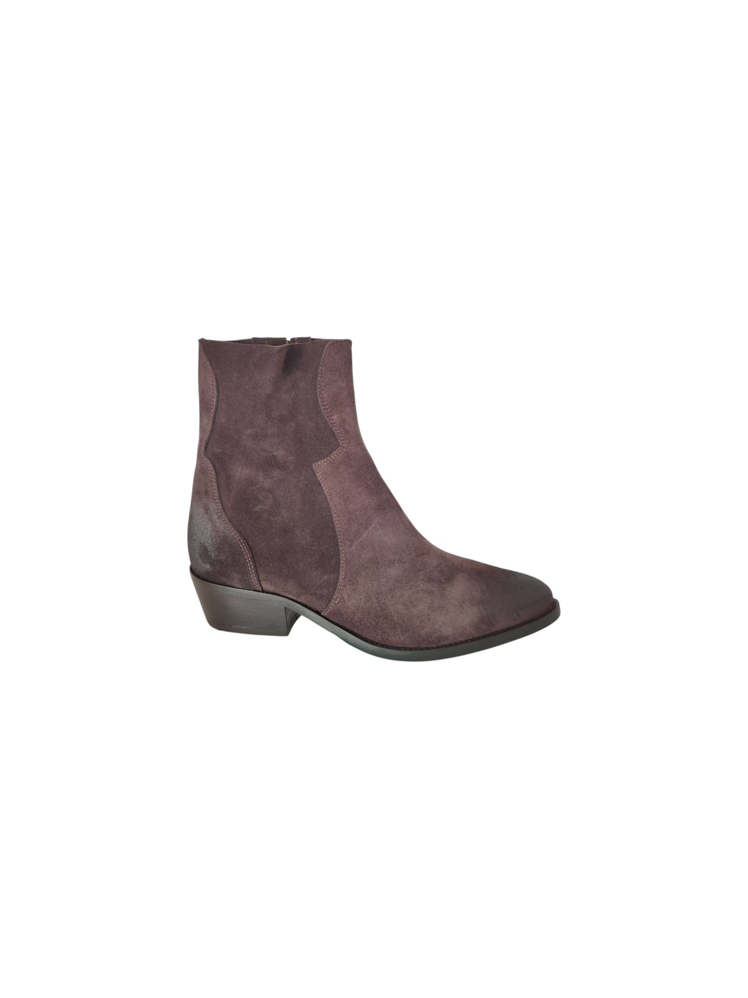 CURIOSITÉ 2835 bruin korte laars - www.claessensschoenen.nl
