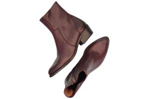 CURIOSITÉ 2835 bruin korte laars - www.claessensschoenen.nl