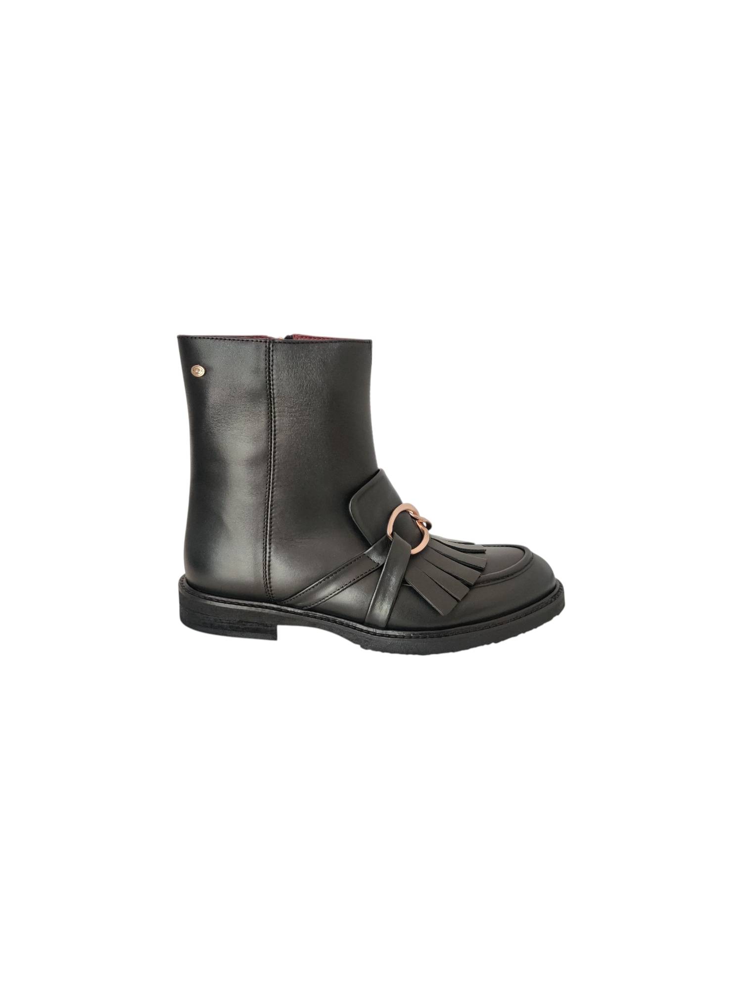 FRED DE LA BRETONIERE FR001700153W zwart korte laars - www.claessensschoenen.nl