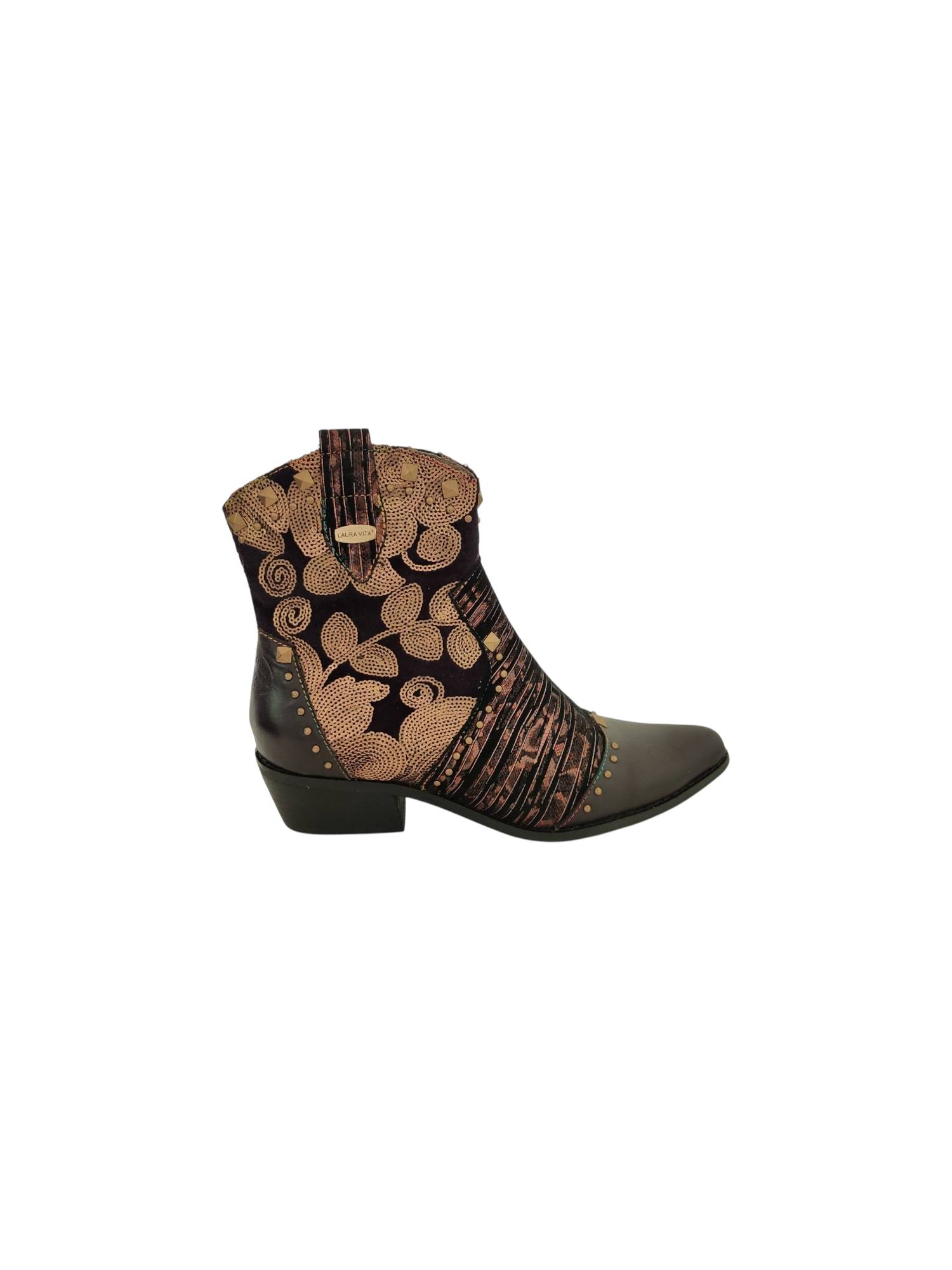 LAURA VITA HICNIO 20 zwart enkellaars - www.claessensschoenen.nl