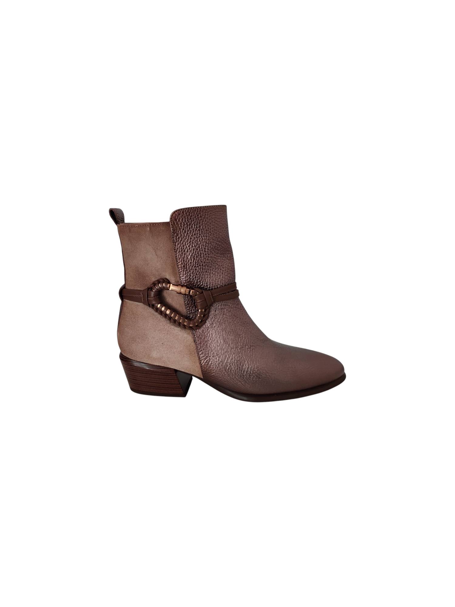 HISPANITAS PH1254297 taupe korte laars - www.claessensschoenen.nl