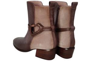 HISPANITAS PH1254297 taupe korte laars - www.claessensschoenen.nl