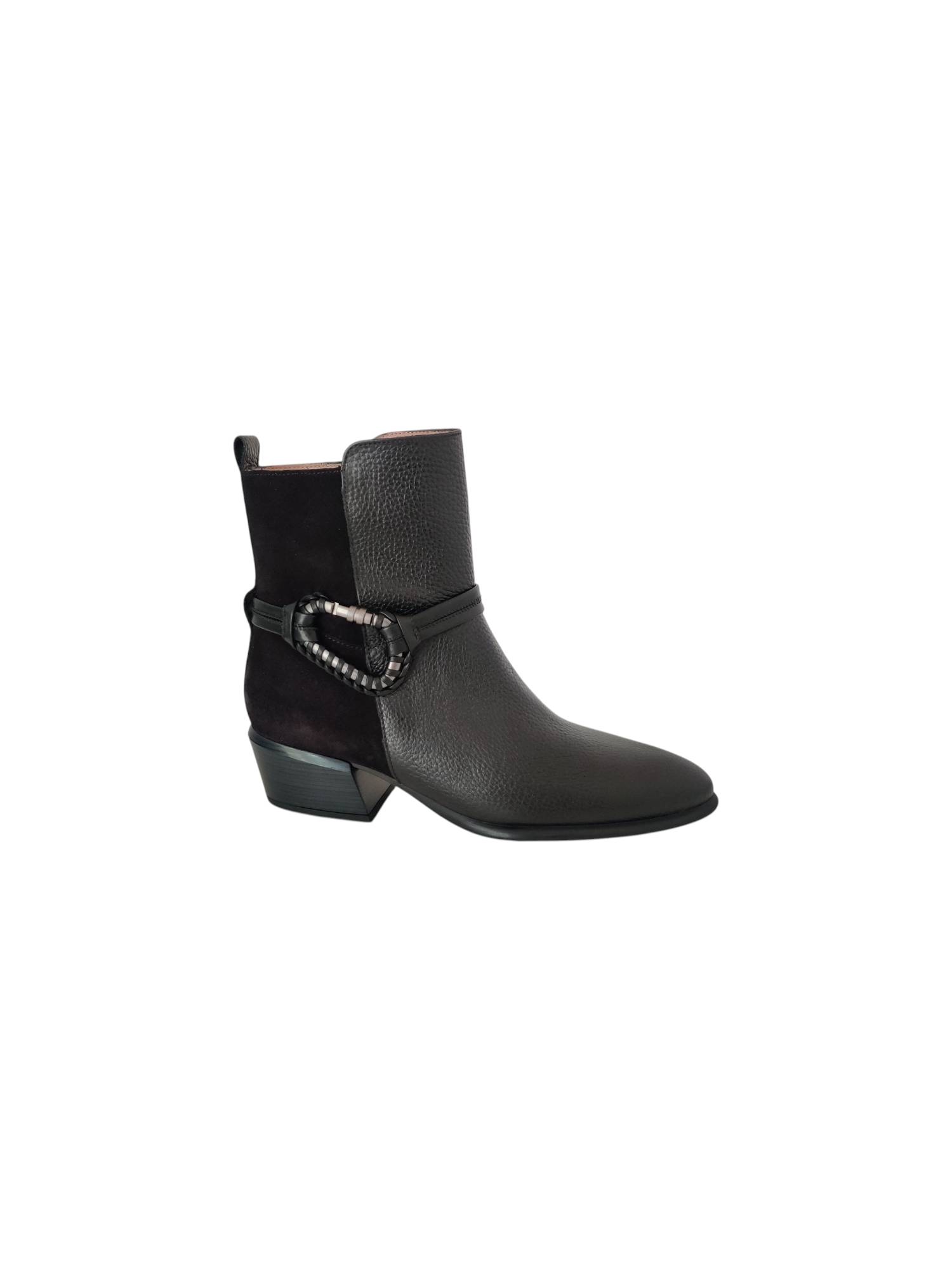 HISPANITAS PH1254297 zwart korte laars - www.claessensschoenen.nl