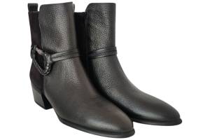 HISPANITAS PH1254297 zwart korte laars - www.claessensschoenen.nl