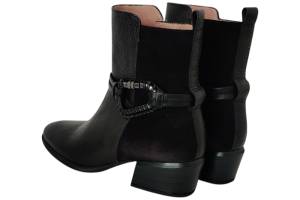 HISPANITAS PH1254297 zwart korte laars - www.claessensschoenen.nl