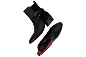 HISPANITAS PH1254297 zwart korte laars - www.claessensschoenen.nl