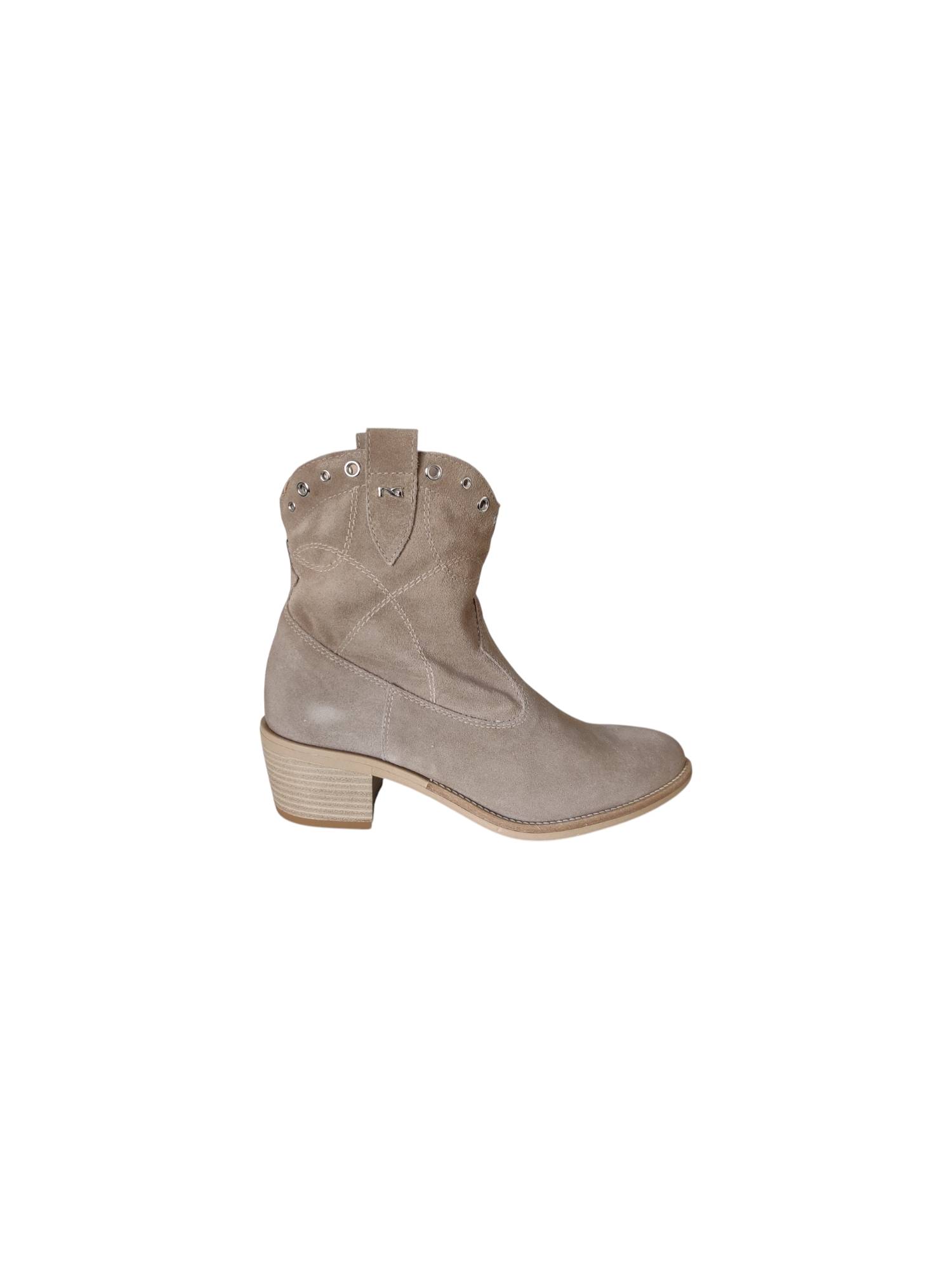 NERO GIARDINI 12705 beige korte laars - www.claessensschoenen.nl