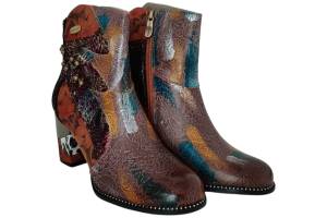 LAURA VITA MAEVAO 22 blauw enkellaars - www.claessensschoenen.nl
