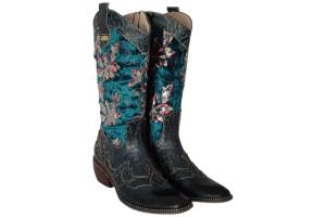 LAURA VITA ERCWINA 19 blauw enkellaars - www.claessensschoenen.nl