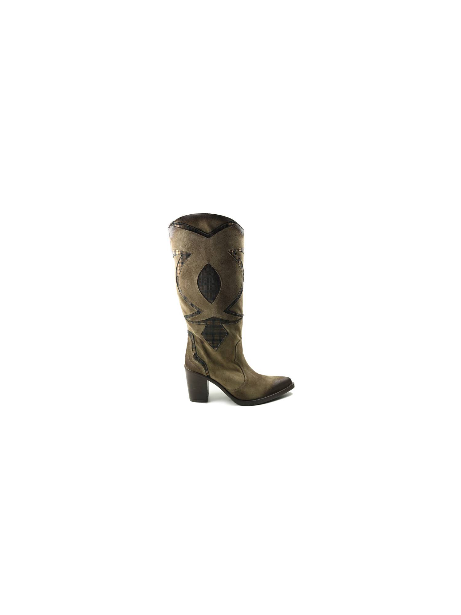 EMANUELA CAS 5112 taupe lange laars - www.claessensschoenen.nl