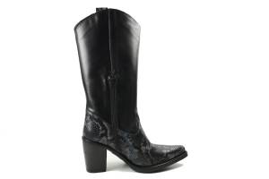 EMANUELA CAS 5033T zwart lange laars - www.claessensschoenen.nl