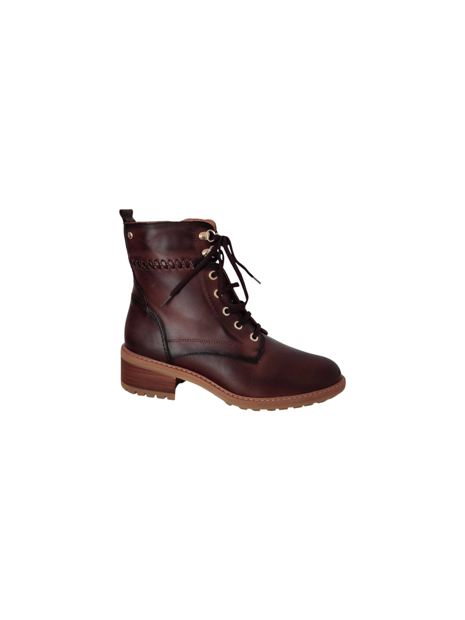 PIKOLINOS MEDINA WOD-8672 bruin korte laars - www.claessensschoenen.nl