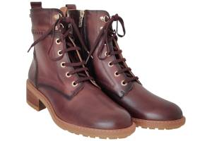 PIKOLINOS MEDINA WOD-8672 bruin korte laars - www.claessensschoenen.nl