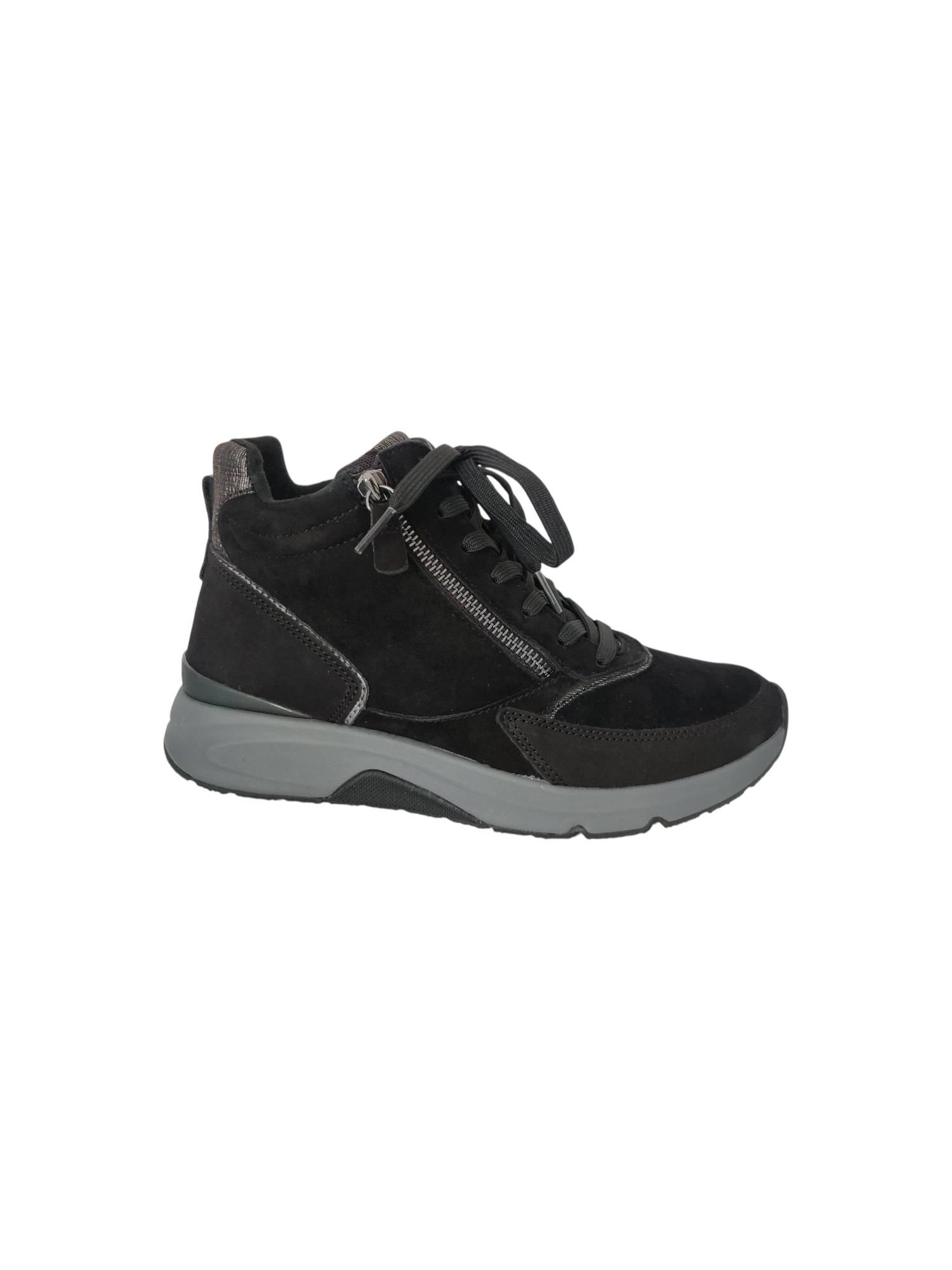 GABOR 76.887.37 antraciet enkelboot - www.claessensschoenen.nl